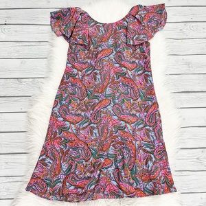J. Crew Paisley Silk Dress